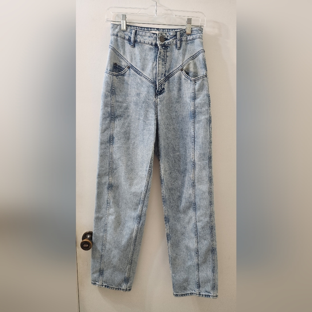 Sandro Paris Women's Classic Blue Denim Jeans,‎ Size 34.